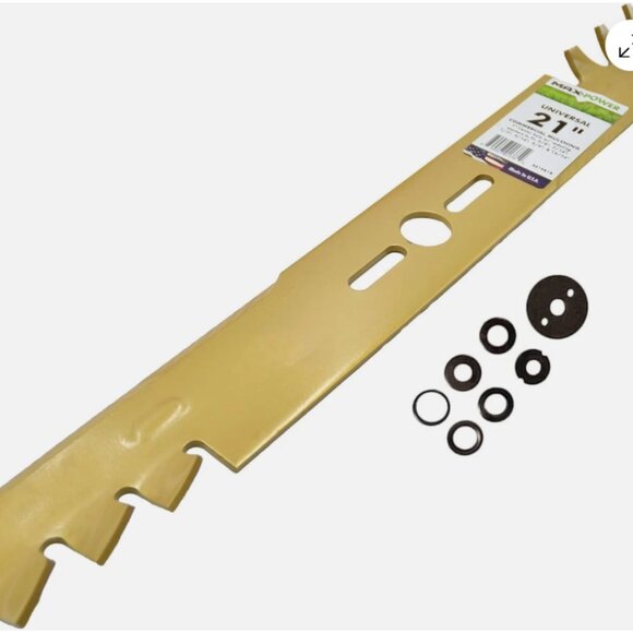 21-Inch Universal Gold Metal Comercial Mulching Lawn Mower Blade 331981B - Picture 3 of 12